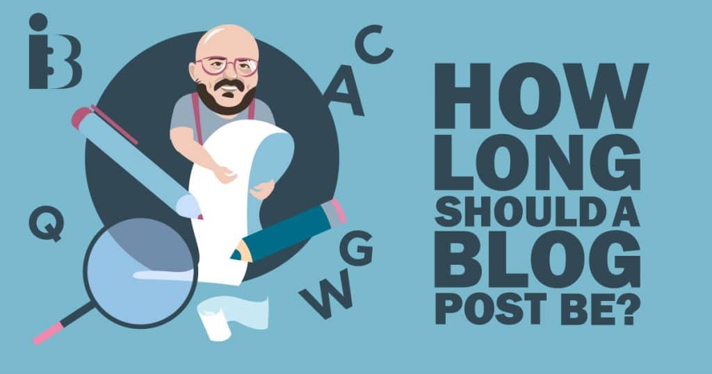 how long should blog post be