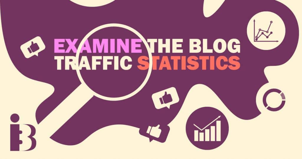 Examine the blog traffic
