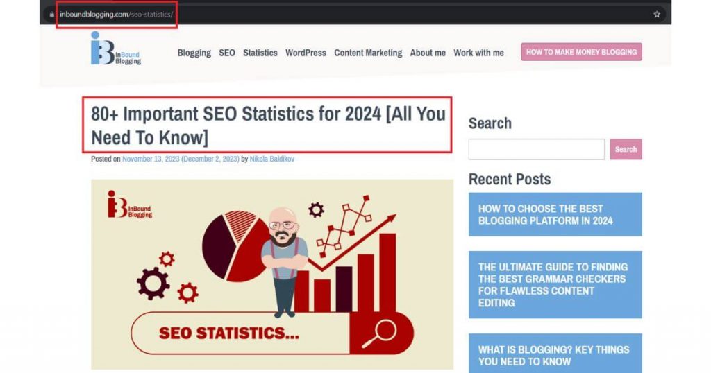 SEO Stats - stop word in url
