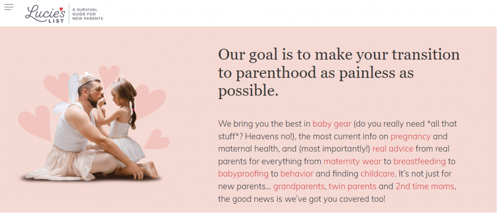 Parenting blogs