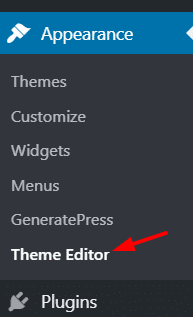 Themes editor option