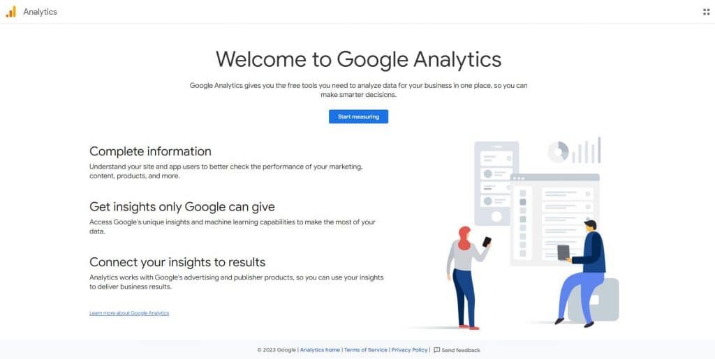 Set up Google Analytics