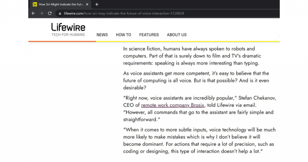 Brosix expert quote - lifewire.com