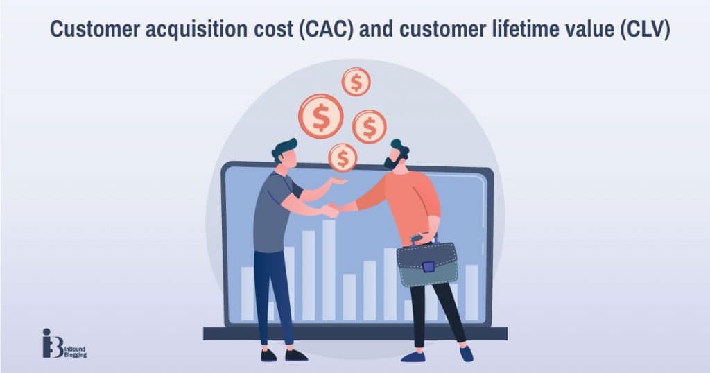 Customer acquisition cost (CAC) and customer lifetime value (CLV)