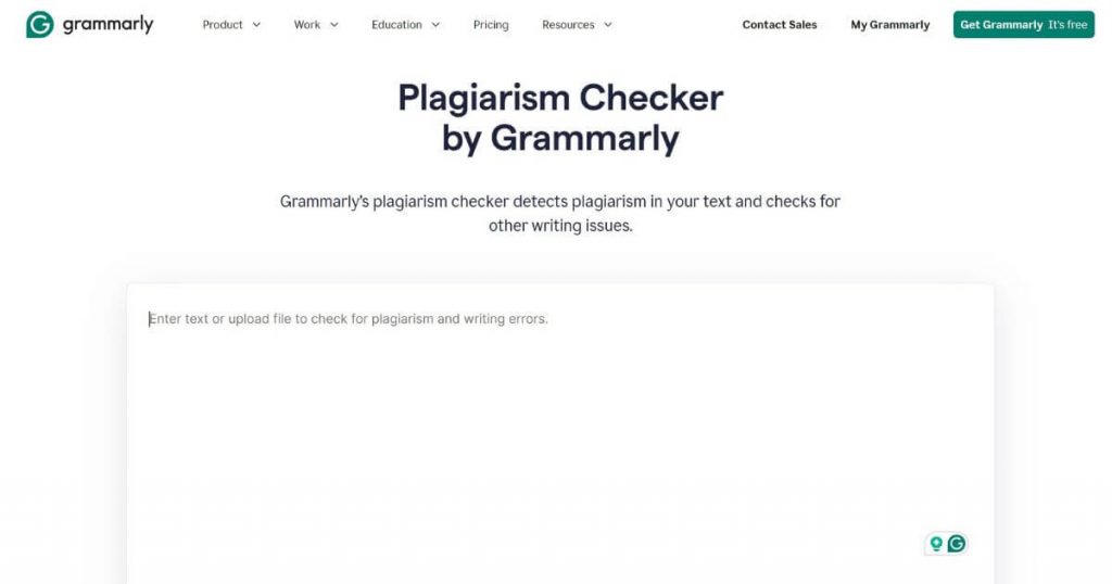 Grammarly plagiarism