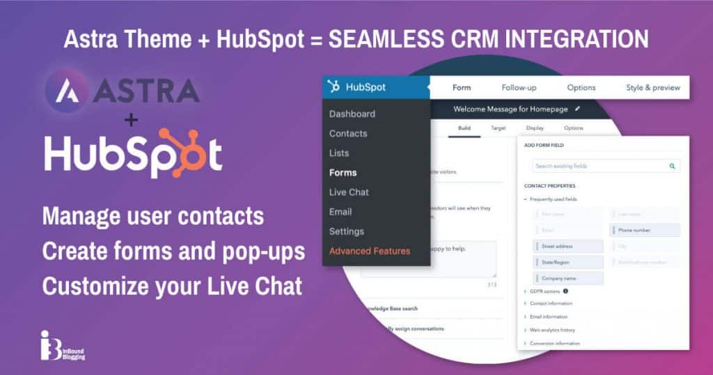 Astra Integrations with HubSpot