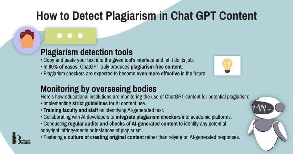 How to detect plagiarism in ChatGPT content