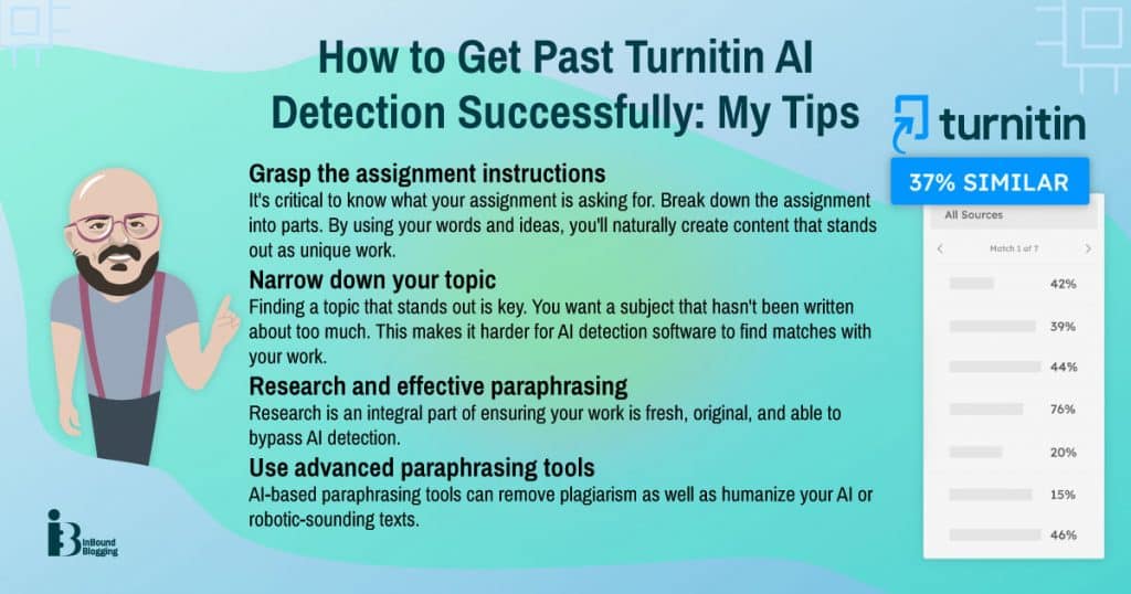 Get past Turnitin AI detection tips