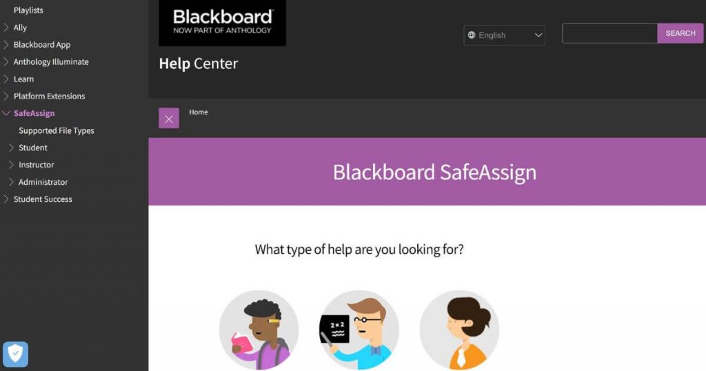 SafeAssign homepage