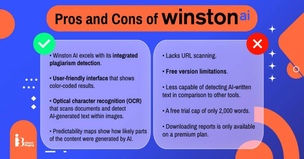 Pros and Cons of Winston AI