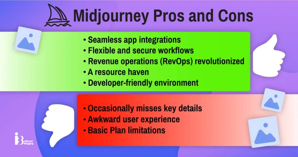 Midjourney pros and cons