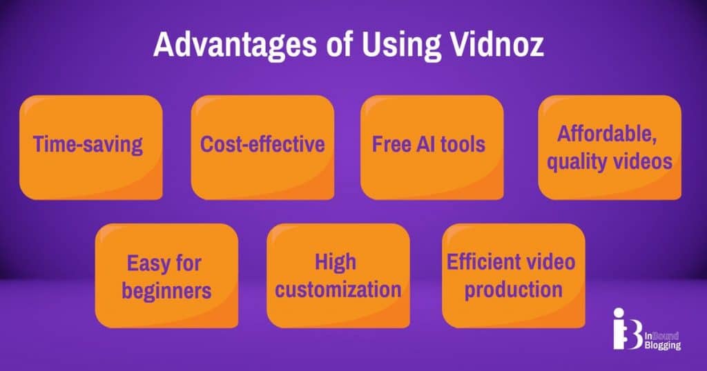 Advantages of using Vidnoz