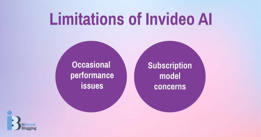 Limitations of Invideo AI