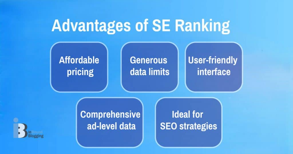 Advantages of SE Ranking